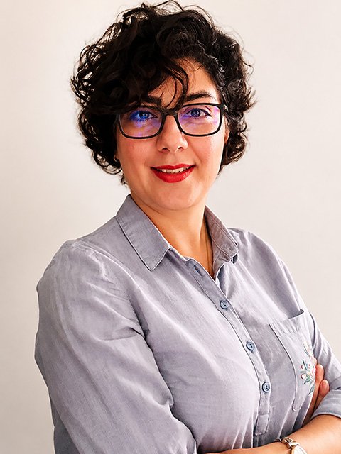 Portrait photograph of staff member, Marzieh Fallahpour